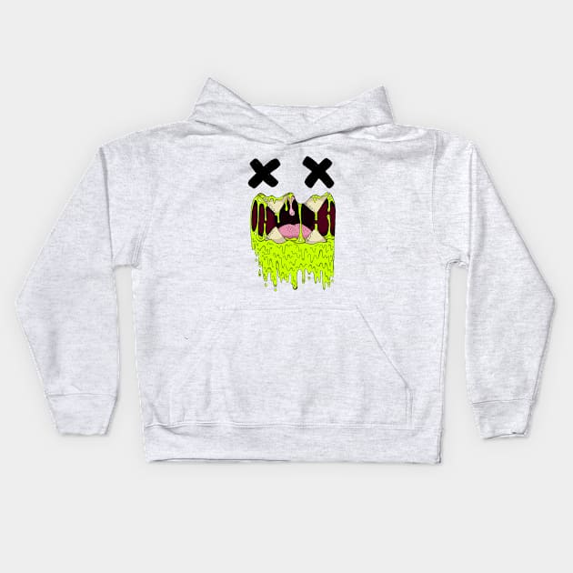 Monster Head Kids Hoodie by ogfx